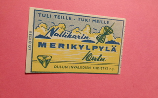 TT-etiketti Nallikarin Merikylpylä, Oulu