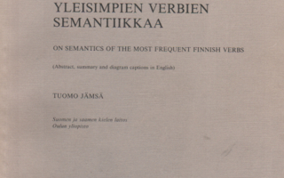 Tuomo Jämsä - Suomen kielen yleisimpien verbien semantiikkaa
