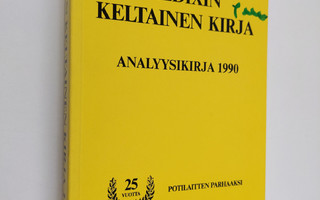 Medixin keltainen kirja : analyysikirja 1990
