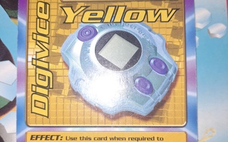 Digivice Yellow 1999 bandai digimon card