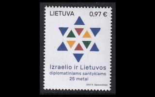 Liettua 1235 ** Diplomaattisuhteet Israeliin 25v (2017)