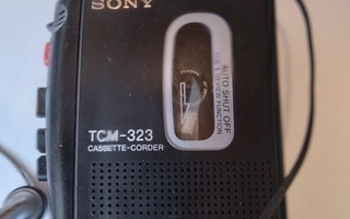 Sony tcm 323 korvalappu kasettisoitin