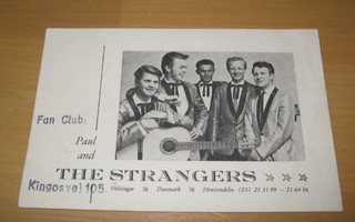 Fan club kortti:  Paul and THE STRANGERS.