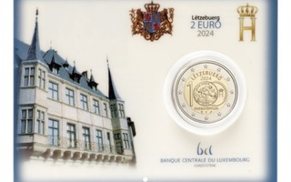 ** LUXEMBURG 2€ 2024 Feierstëppler BU coin card **