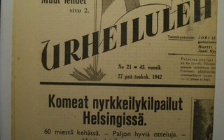 Suomen Urheilulehti Nro 17/1942 (15.3)