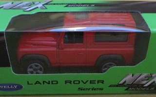 Land-Rover Defender 90 4x4 Red 1997 Welly Nex Models 1:60