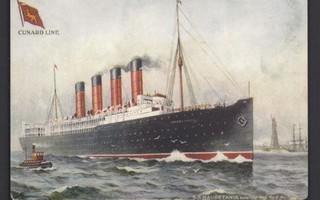 RMS Mauretania 1907 (postikortti)