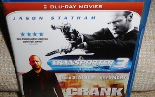 Transporter 3 & Crank [2x Blu-ray] (2 elokuvaa)