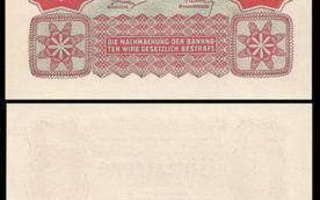 Itävalta Austria 1 Krone 1922 P73 UNC