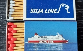 Viking Line & Silja Line tikkuaskit tulitikut