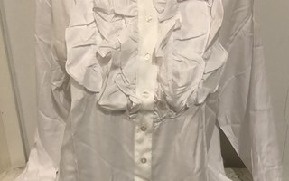 Valkoinen paitapusero (2kpl) koko M, uusia