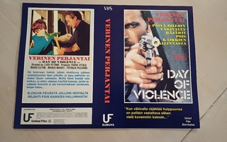 Verinen perjantai - day of violence VHS kansipaperi