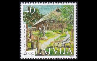 Latvia 589 ** Kirjailija Edvards Virza (2003)