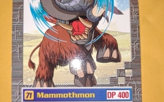 Mammothmon Silver Stamp Digimon keräilykortti