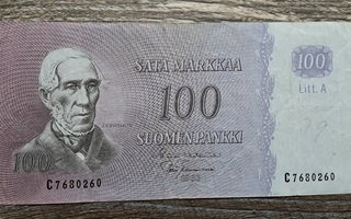 100 markkaa 1963!