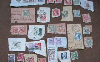 Vanhoja Ruotsalaisia postimerkkejä