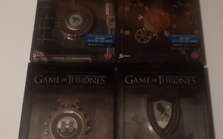 Game of thrones limited edition steelbook kaudet 1-8 blu-ray