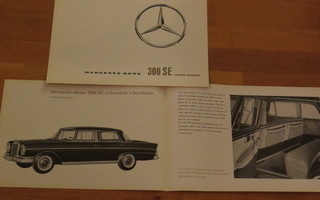 1963 Mercedes-Benz 300 SEL esite - KUIN UUSI