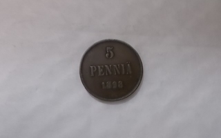 5 penniä v.1898
