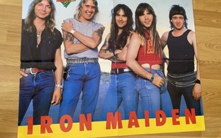 Iron Maiden juliste ja Taskupokkari