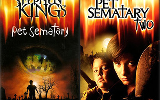 Uinu lemmikkini - Pet Sematary 1 + 2, Stephen King, 2xDVD