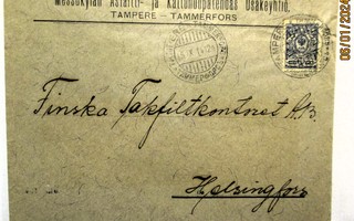 1914 Tampere Messukylän Asfalttitehdas liikekuori