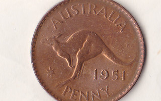 Australia 1 Penny v.1951 KM#42 (George VI)