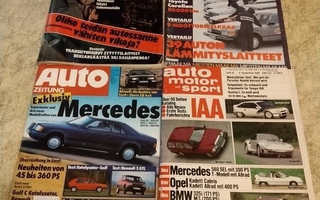 TM 3/79 ja 3/85, Auto Zeitung  3/85,Auto Motor und Sport