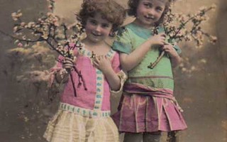 LAPSI / Pienet ystävykset ja kukkivat oksat. 1900-l.