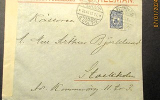 1915 Postlj T-O (Tornio-Oulu) sens liikekuori Ruotsiin