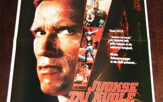 Schwarzenegger "Juokse tai kuole" / Sabrina - juliste
