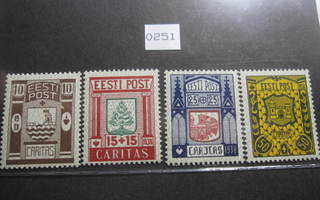 Eesti 1938, Caritas sarja ** 4 merkkiä