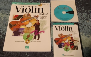 Hal Leonard: Play Violin today (opetuskirja +DVD +CD)