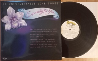 VARIOUS: 16 Unforgettable Love Songs (Elvis, Hollies, Mo  LP