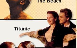 THE BEACH + TITANIC + ROMEO & JULIA - (3 DVD)