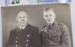 Valokuva+Nimmari Poliisi Olympia Painija Armas Laitinen 1942
