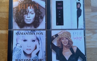 Janet, Fox, Tikaram, Minogue 4x1 CD - 3eur