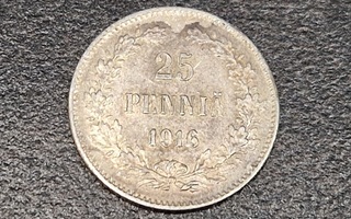 25 Penniä 1916 ja 1917