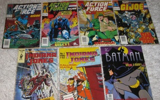 Action Force 9/ 1992 3 7/1993 10/ 1994 Indiana Jones Batman