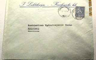 1958 Kauhajoki kk.  J Lahtiharju kuori