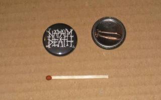 Napalm Death rintanappi 1" a2