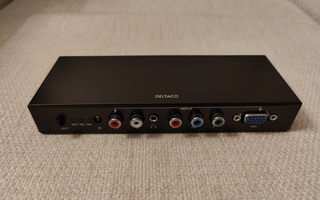 Deltaco VGA ja komponentti -HDMI -muuntaja