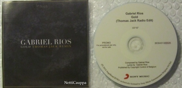 dos semanas reserva fuga de la prisión Gabriel Rios • Gold (Thomas Jack Remix) PROMO CDr-Single - Huuto.net
