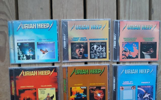 Uriah Heep  CD 2on1 Takuu. Yksi levy ( 2 albumia ) maksa 12€