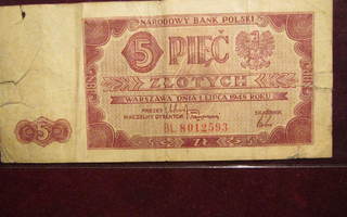 5 zlotych 1948 Puola-Poland