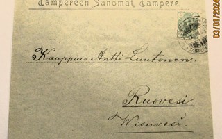 1898 Tampereen Sanomat painotuote kuorimalli II