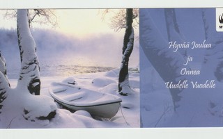 Ehiökortti:Mika Nieminen/WWF - Vene lumisella rannalla