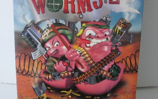 Worms 2, alkuperäinen vintage PC-peli, Big Box