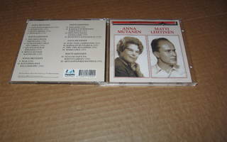 Anna Mutanen-Matti Lehtinen CD Unohtumattomat v.1994