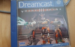 Sega Dreamcast Quake 3 Arena + kotelo + ohjeet